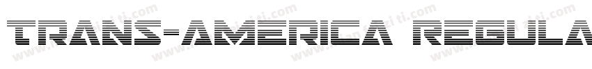 Trans-America Regula字体转换